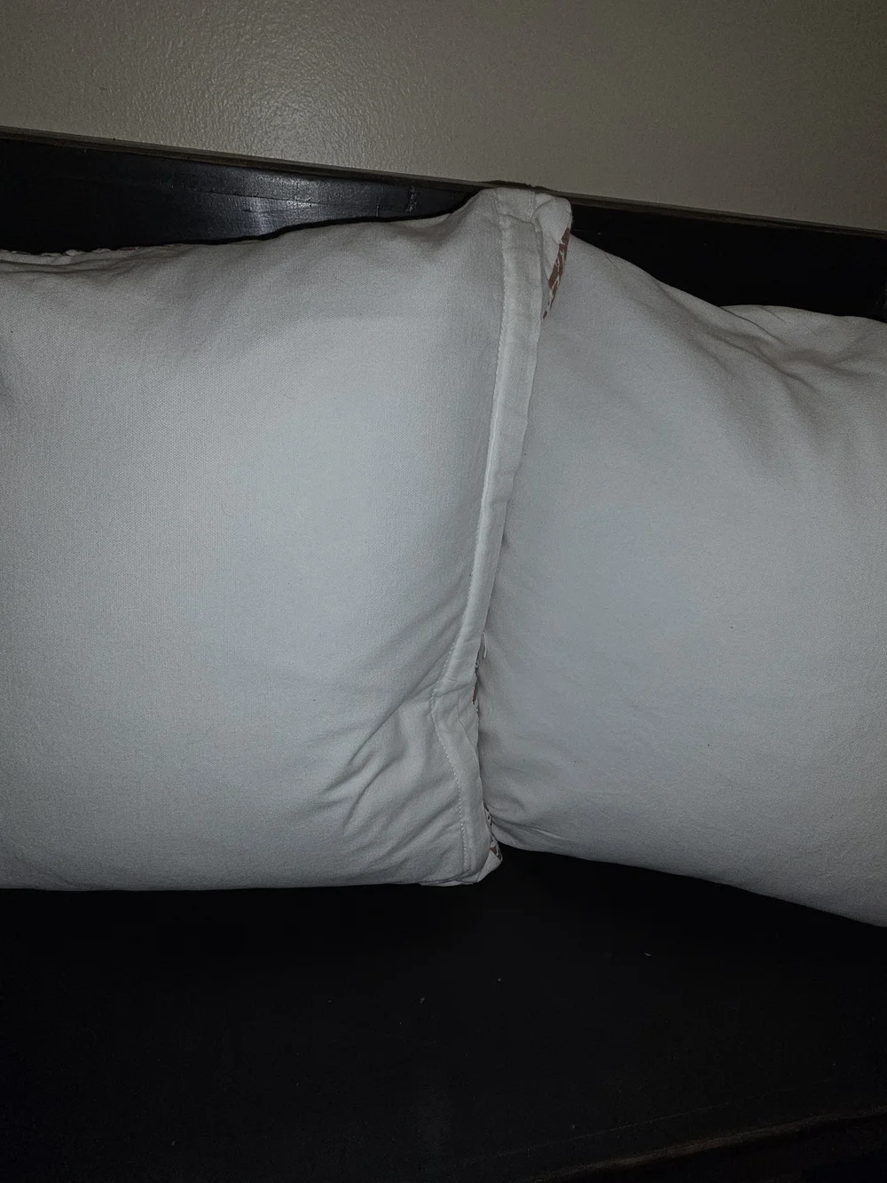 Decorative Dusty Brown Floral Throw Feather Pillow - Set of 2